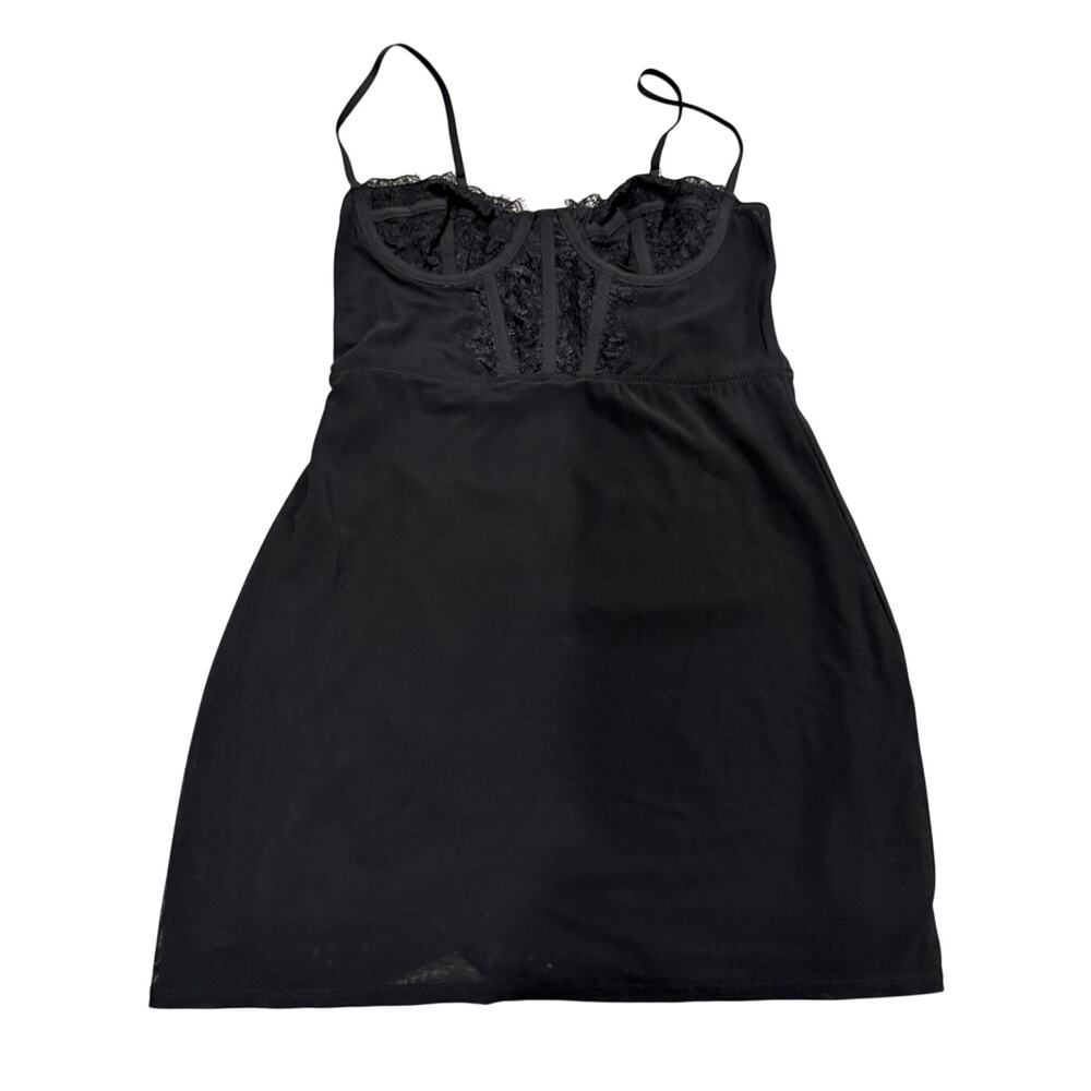 Urban Outfitters Black Lace Corset Dress Size Small